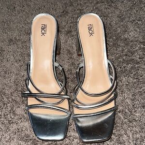 Nordstrom Silver Heels Modern Minimalist Design